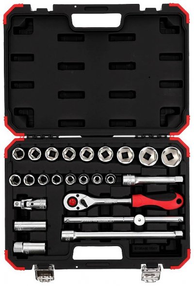 GEDORE  RED R69003024 3300055 Jeu de cl&eacute;s &agrave; douille 24 pi&egrave;ces