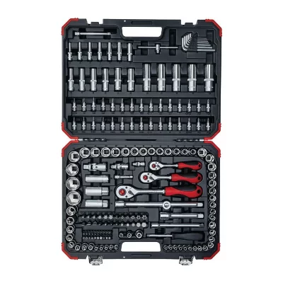 GEDORE red - 172 pi&egrave;ces Jeu de cl&eacute;s douille 1/4 + 3/8 + 1/2 pouce