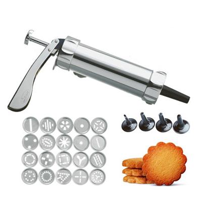 GEFU  GE14320 Cookie Presse &agrave; Biscuit Plastique Inox 22,2 x 6 x 15,8 cm