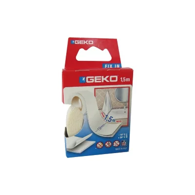 GENERIQUE Geko 20000 - Ruban adh&eacute;sif double face (19 mm x 1.5 m)