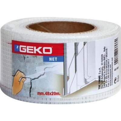 GEKO  - Bande adh&eacute;sive anti-fissures 48mmx20mts sp&eacute;cial pl&acirc;tre
