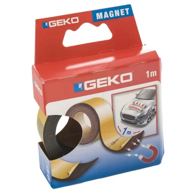 PROVENCE OUTILLAGE Geko Magnetic Adhesive Tape 19 Mm X 1 M Noir