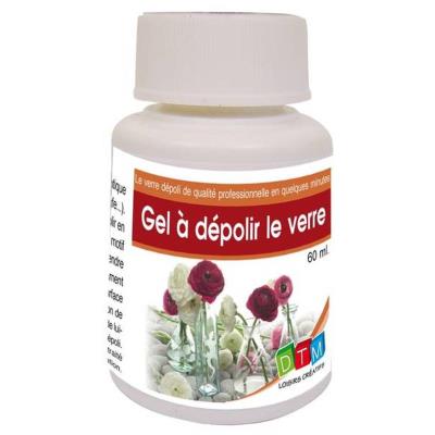 DTM Gel &agrave; d&eacute;polir le verre - D&eacute;co sur verre