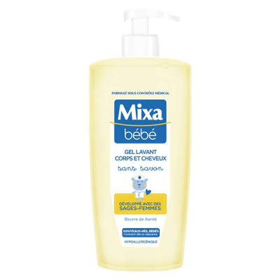 MIXA Gel Corps&Cheveux Sans Savon  Bebe - La Pompe De 750ml