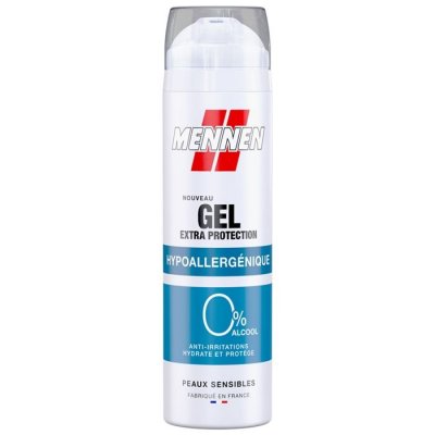 MENNEN Gel De Rasage Extra Protection Hypoallerg&eacute;nique Peaux Sensibles  - La Bombe De 200ml