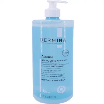  Gel Douce Apaisant 1l Atolina Dermina