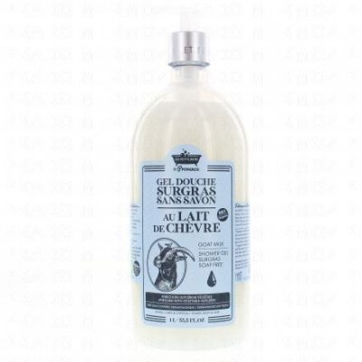 LES PETITS BAINS DE PROVENCE Gel Douche 1l Au Lait De Ch&egrave;vre 