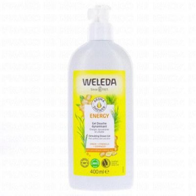 WELEDA Gel Douche 400ml Aroma Shower Energy Tous Types de Peaux 
