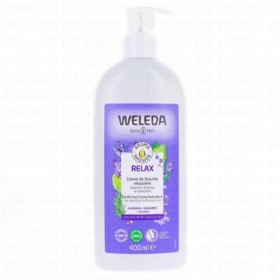 WELEDA Gel Douche 400ml Aroma Shower Relax Tous Types de Peaux 