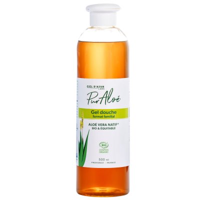 PURALOE Gel Douche Aloe Vera Bio Purealoe - Le Flacon De 500ml