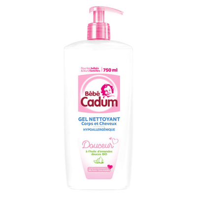 CADUM Gel Douche B&eacute;b&eacute; Hypoallerg&eacute;nique Bebe  - La Pompe De 750ml