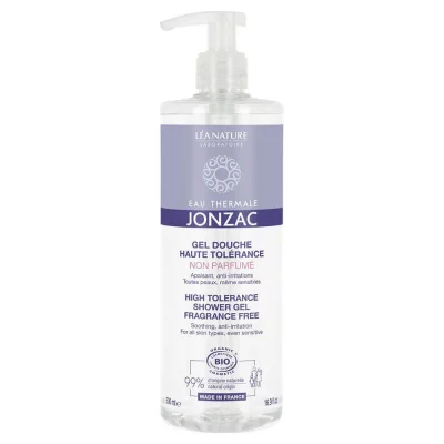 JONZAC Gel Douche Bio Haute Tol&eacute;rance - Non Parfum&eacute; - Eau Thermale 