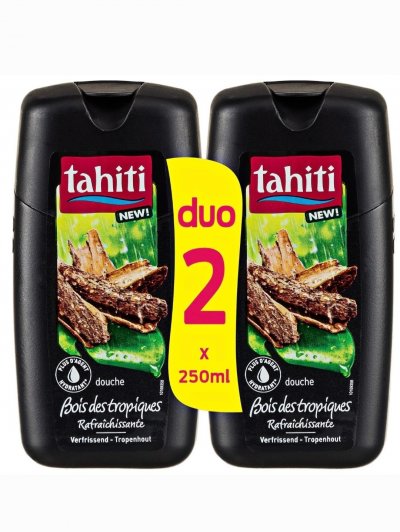 TAHITI Gel Douche Bois Des Tropique Rafraichissante  - Le Flacon De 250ml
