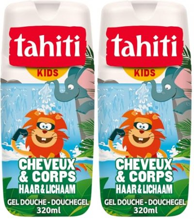 TAHITI Gel Douche Enfant Parfum Fruits Exotiques  - Le Flacon De Gel Douche De 300ml