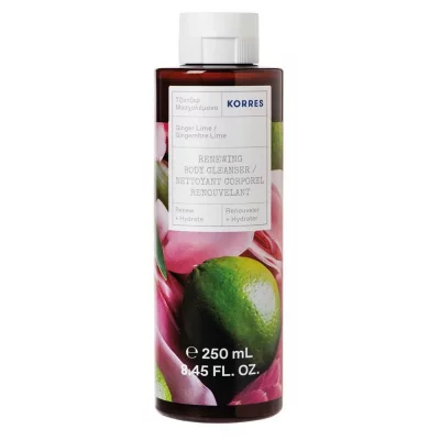 KORRES Gel douche Gingembre Lime 250ml Les Essentiels 
