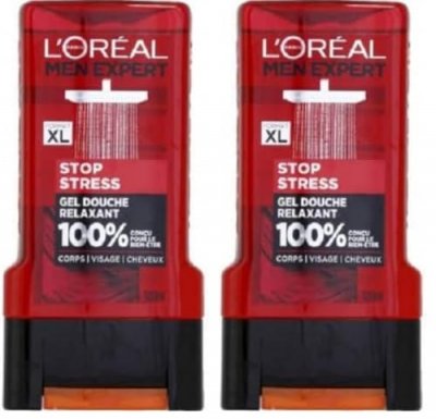L OREAL PARIS Gel Douche Homme Relaxant Stop Stress Men Expert - Le Flacon De 300ml