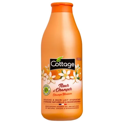 COTTAGE Gel Douche Hydratant Fleur D'oranger  - Le Gel Douche De 750ml