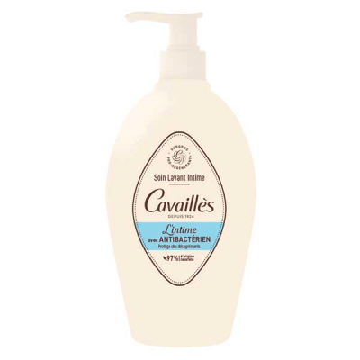 CAVAILLES Gel Douche Intime Anti-bact&eacute;rien Roge  - Le Flacon De 500 Ml