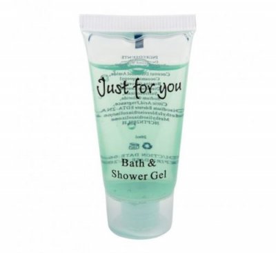 MATERIEL CH PRO Gel douche just for you - lot de 100 - plastique 39x22x79mm