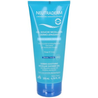 NEUTRADERM Gel Douche Micellaire Dermo Apaisant 200ml Peaux sensibles 