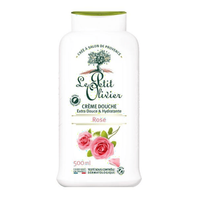 LE PETIT OLIVIER Gel Douche Rose  - Le Flacon De 500 Ml