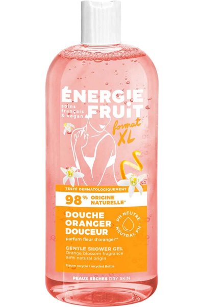 ENERGIE FRUIT Gel Douche soin Fleur d'Oranger Huile de Lin Bio 