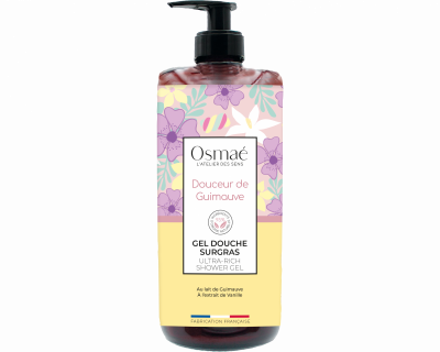 OSMAE Gel Douche Surgras Douceur de Guimauve 1L 