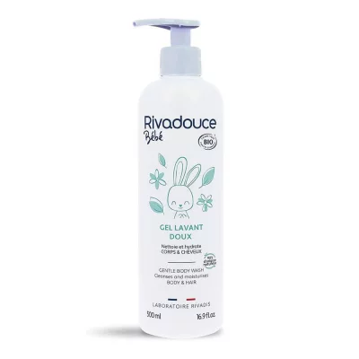 RIVADOUCE Gel Doux Lavant Bio 500ml B&eacute;b&eacute; Corps et cheveux 
