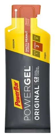 POWERBAR Gel &eacute;nerg&eacute;tique  PowerGel 41g go&ucirc;t cacahou&egrave;te (24 unit&eacute;s)