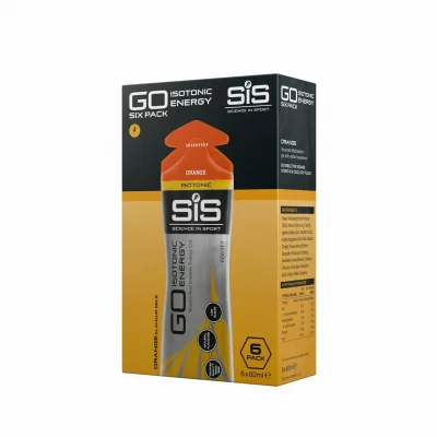 SCIENCE IN SPORT Gel &eacute;nerg&eacute;tique  Go Isotonic - Orange - 60 ml (x6)