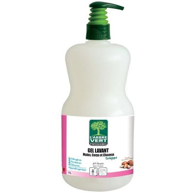 ARBRE VERT Gel lavant corporel - &eacute;cologique - anti allergique cutan&eacute; - 1 L 