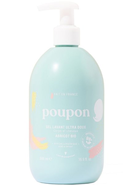 POUPON Gel lavant corps et cheveux b&eacute;b&eacute; d&egrave;s la naissance et enfant - 