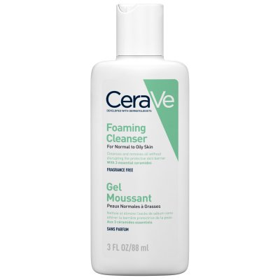 CERAVE Gel moussant visage peaux normales &agrave; mixtes - 88ml - 