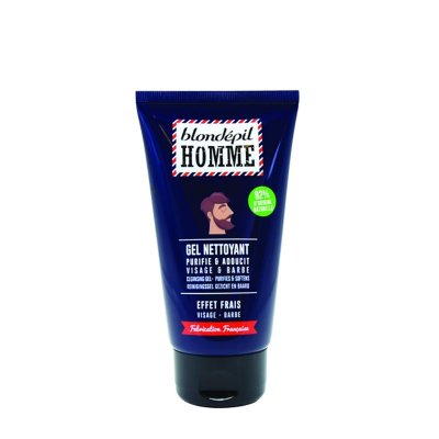 BLONDEPIL HOMME Gel Nettoyant Visage & Barbe - Purifie & Adoucit-150ml Blond&eacute;pil Homme