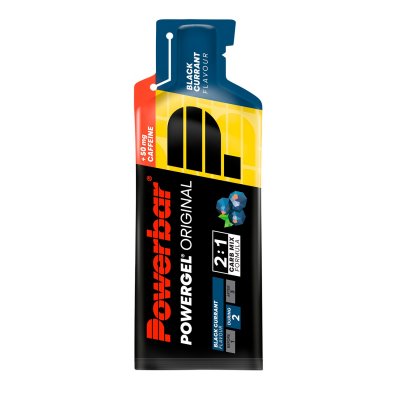 POWERBAR Gel  PowerGel Original 24x41gr Black Currant - gris/jaune