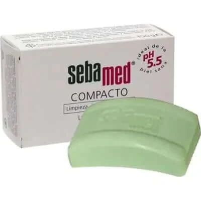 SEBAMED Gel solide  Compacto Peau sensible Sans Savon (100 g)