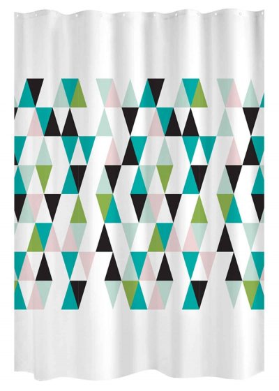 GELCO  DESIGN Rideau de douche Kio - 180x200 cm - Multicolore