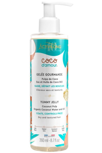ACTIVILONG Gel&eacute;e gourmande pour cheveux secs & textur&eacute;s Coco d&acute;Amour - 