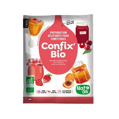 NAT ALI G&eacute;lifiant v&eacute;g&eacute;tal pour confitures Confix'bio 120g bio