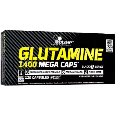 GENERIQUE G&eacute;lules Glutamine Mega Caps 1400 - Olimp Supplements - 120 G&eacute;lules