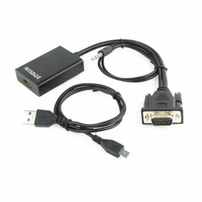GEMBIRD  A-vga-hdmi-01 Hdmi To Vga/jack Adapter Noir