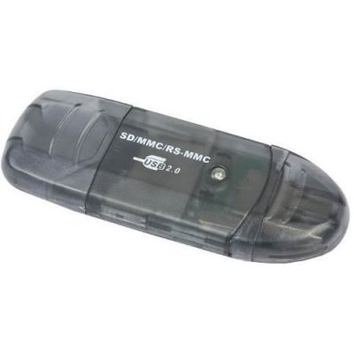 GEMBIRD  FD2-SD-1 - Lecteur de carte (MMC, SD, RS-MMC) - USB 2.0