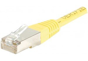 CONNECT Generic cordon de raccordement - 30 cm - jaune