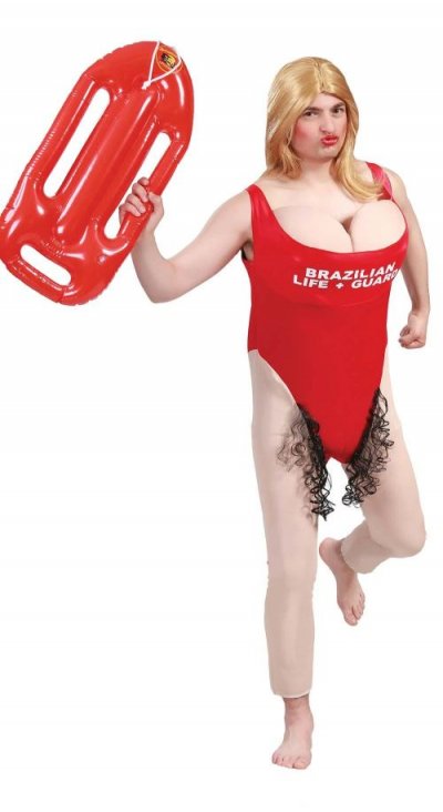 ALPEXE Generico Beach Vigilant Costume Rouge 54-56