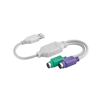 DEXLAN GENERIQUE Adaptateur convertisseur USB pour clavier et souris PS/2