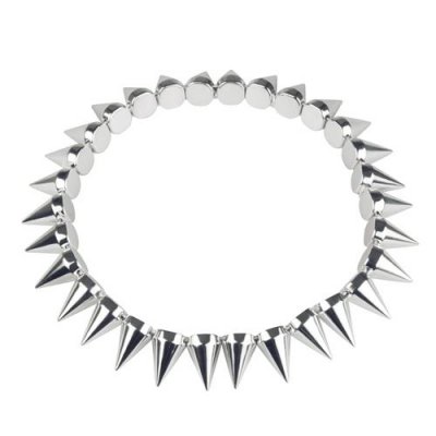 BOLAND Generique - Collier Punk Argent&eacute; Adulte