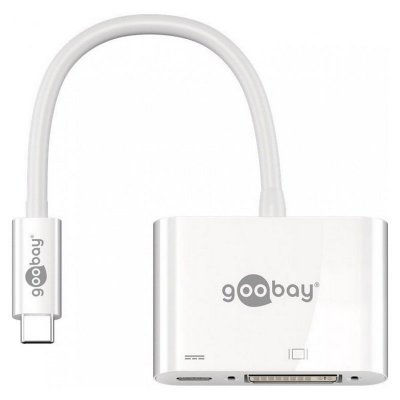GOOBAY GENERIQUE  Adaptateur vid&eacute;o externe USB-C DVI blanc
