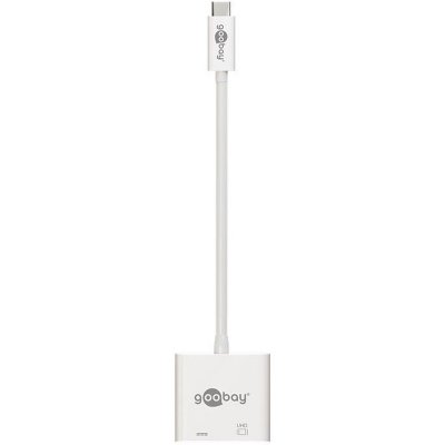 GOOBAY GENERIQUE  Adaptateur vid&eacute;o externe USB-C HDMI blanc