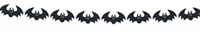 RUBIE S Generique - Guirlande Chauve-Souris en Feutrine, S4339, Multicolore