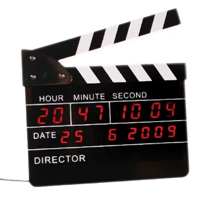 G&eacute;n&eacute;rique Horloge R&eacute;veil Clap de Cin&eacute;ma
